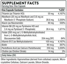 Load image into Gallery viewer, THORNE Stress B-Complex - Vitamins B2, B6, B12, and Folate in Highly-Absorbable and Active Forms - Extra Vitamin B5 for Adrenal Support, Stress Management and Immune Function* - 60 Capsules