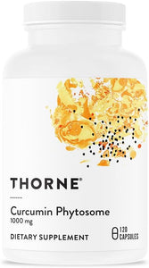 THORNE Curcumin Phytosome 1000 mg (Meriva) - Clinically Studied, High Absorption - Supports Health in Joints, Muscles, GI Tract, Liver, and Brain* - 120 Capsules - 60 Servings