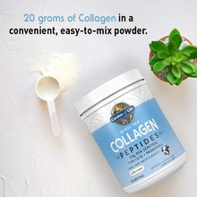 Load image into Gallery viewer, Garden of Life Grass Fed Collagen Peptides Powder Unflavored Collagen Powder for Women Men Hair Skin Nails Joints, Hydrolyzed Collagen Protein Supplements, Collagen for Women &amp; Men, 28 Servings