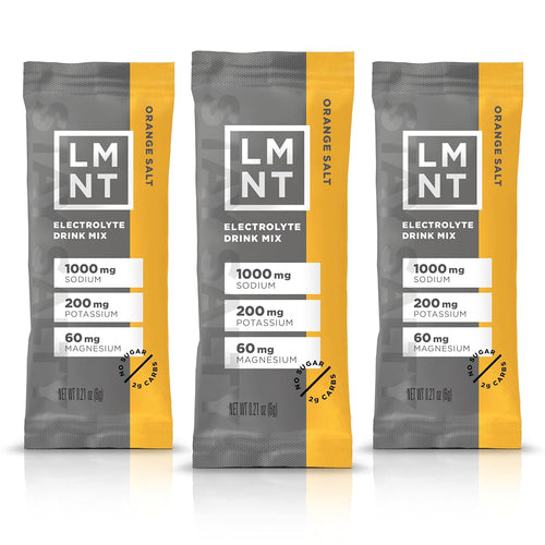 LMNT Zero Sugar Electrolytes - Raw Unflavored Salt | Drink Mix | 30-Count