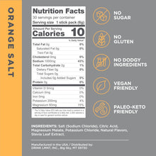 Load image into Gallery viewer, LMNT Zero Sugar Electrolytes - Orange Salt | Drink Mix | 30-Count