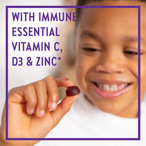 New Chapter Kids Multivitamin Gummies - 50% Less Sugar, Kids Gummy Vitamins with Vitamins C, D3 & Zinc, Non-GMO, Gluten Free, Berry-Citrus, 60ct