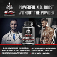 Load image into Gallery viewer, Dr. Emil - L Arginine (3150mg) Highest Capsule Dose - Nitric Oxide Supplement for Muscle Growth, Vascularity, Endurance and Heart Health (AAKG and HCL) - 90 Tablets