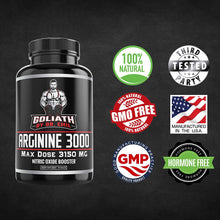 Load image into Gallery viewer, Dr. Emil - L Arginine (3150mg) Highest Capsule Dose - Nitric Oxide Supplement for Muscle Growth, Vascularity, Endurance and Heart Health (AAKG and HCL) - 90 Tablets