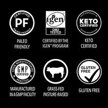 Load image into Gallery viewer, Collagen Peptides Powder (16oz) | Grass-Fed, Certified Paleo Friendly, Non-GMO and Gluten Free - Unflavored