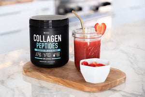 Collagen Peptides Powder (16oz) | Grass-Fed, Certified Paleo Friendly, Non-GMO and Gluten Free - Unflavored